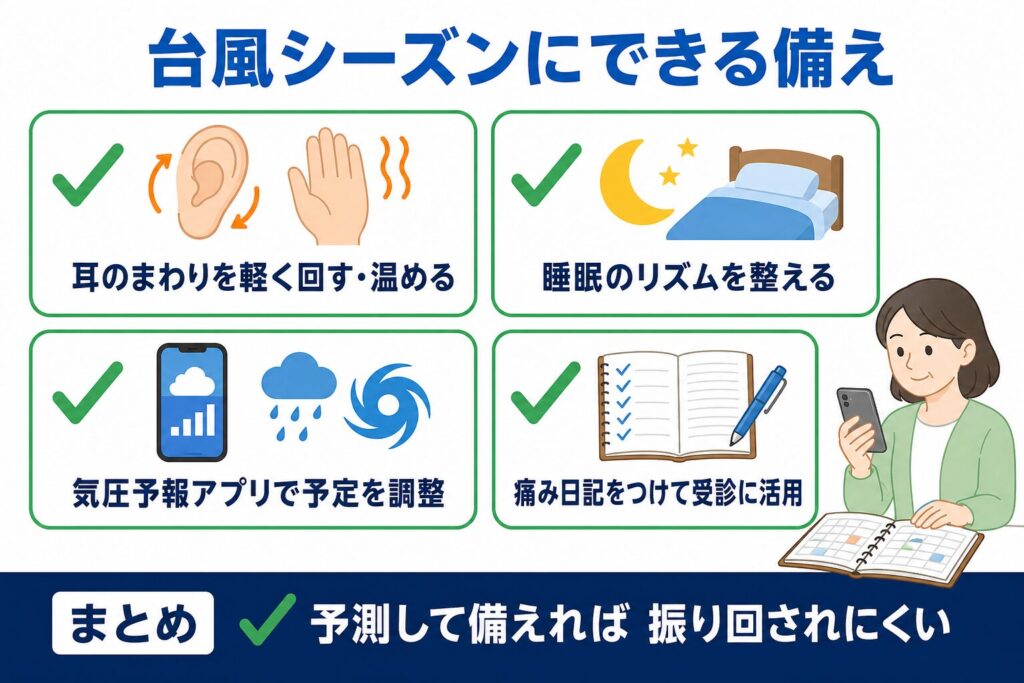 台風シーズンにできる備えについて
