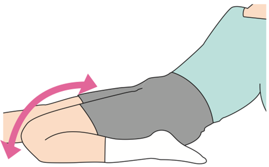 膝伸展機構のストレッチ