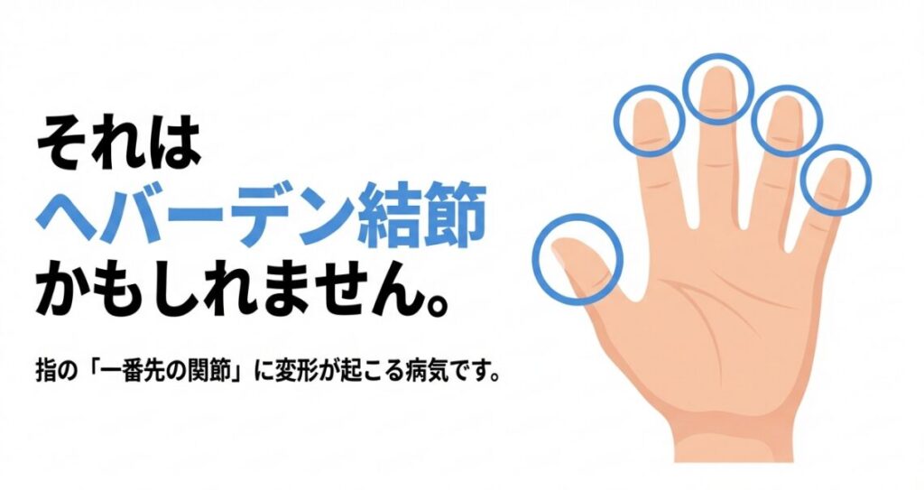 へバーデン結節について