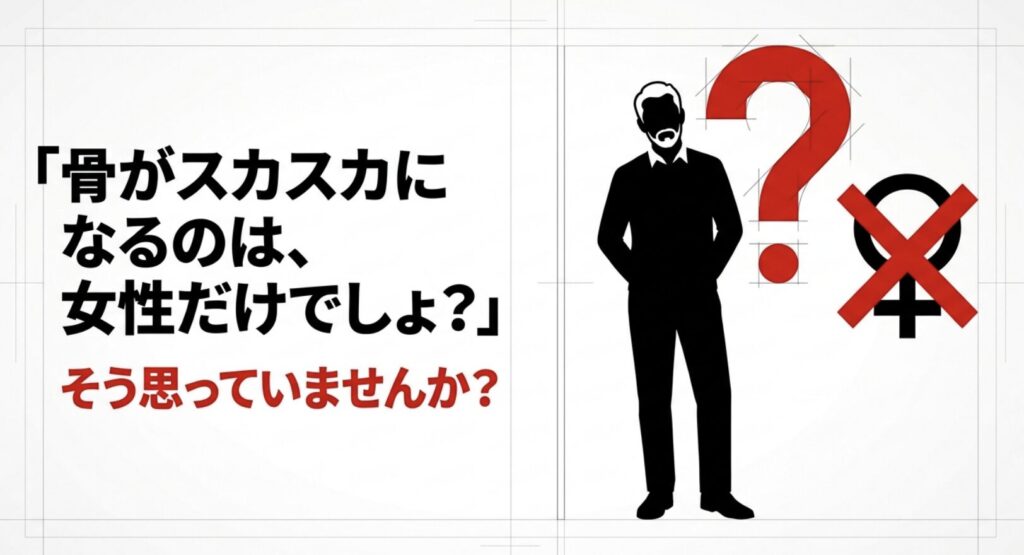 男性も骨粗鬆症が起こる？